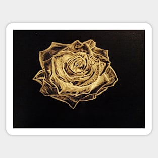 Floral Design: A Rose to Light the Dark Sticker